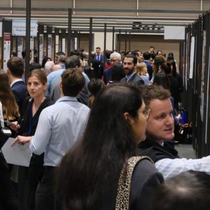 people at meeting exhibit